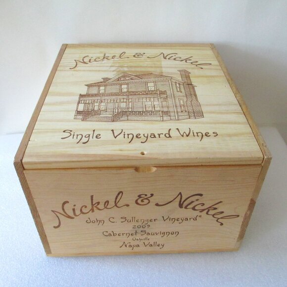 NICKEL & NICKEL WOODEN WINE CRATE - Picture 1 of 12